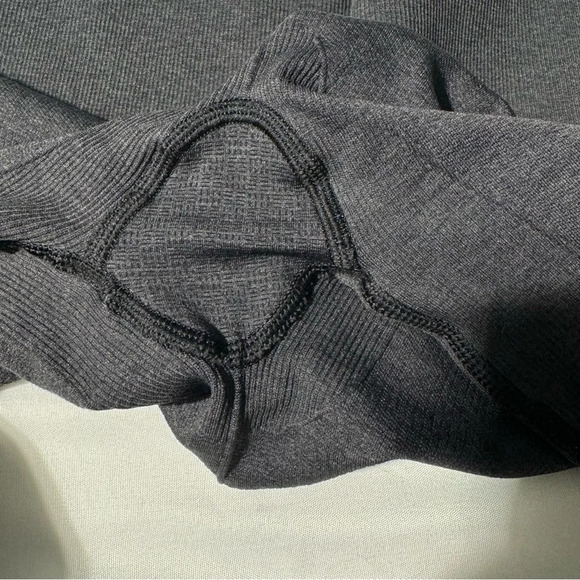 Lululemon Ebb to Street Cropped 21” leggings Dark Grey Yoga  Size 8 - Picture 7 of 12